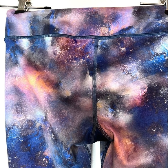 Athleta Girls Galaxy Space Print Chit Chat Leggings Sz XL - Picture 5 of 6